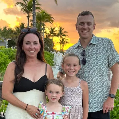 Publisher Samantha Filler and family